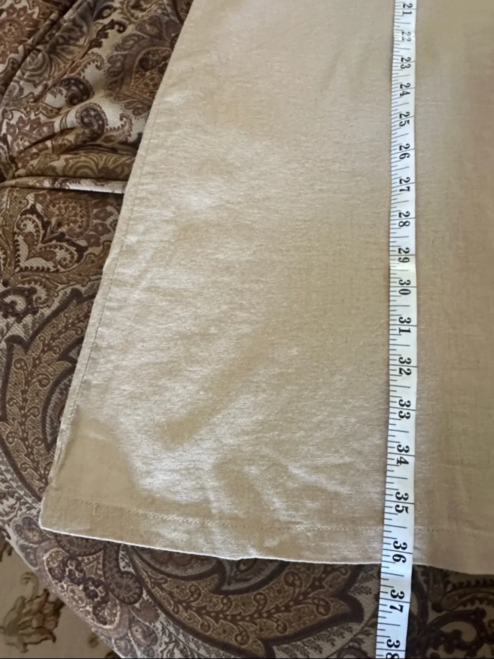 NWT Per Se Linen Collared Sleeveless Dress in Natural Beige Medium